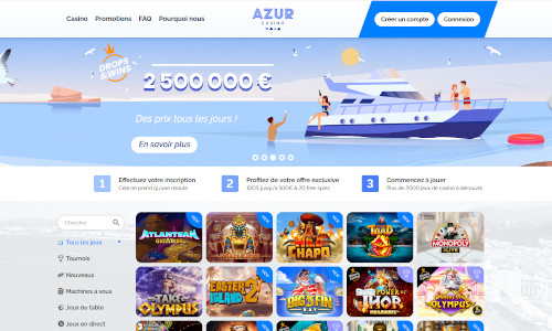 Azur Casino - Avis sur le casino en ligne - Casino-Francophone.com